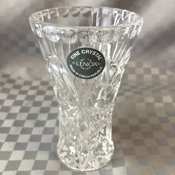 Lenox Fine Crystal Mini Vase Made in Cze Republic - Picture 1 of 6